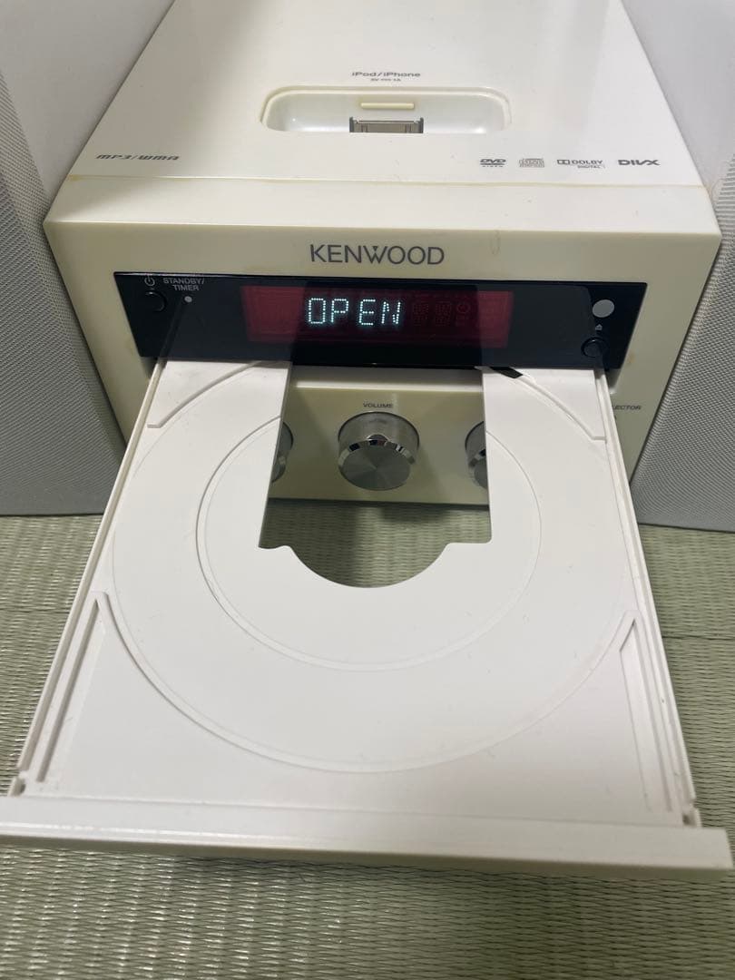 Kenwood　RD-M616　ミニコンポ 　DVD再生　ホワイト　即日発送！