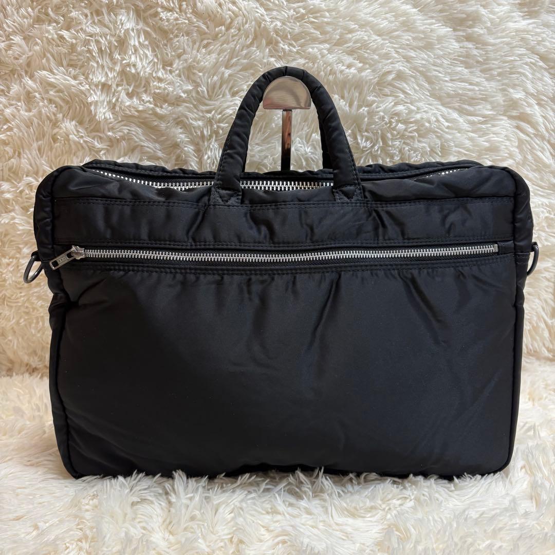 【美品】ポーター タンカー 廃盤 希少 ブリーフケース A4収納可能 ブラック