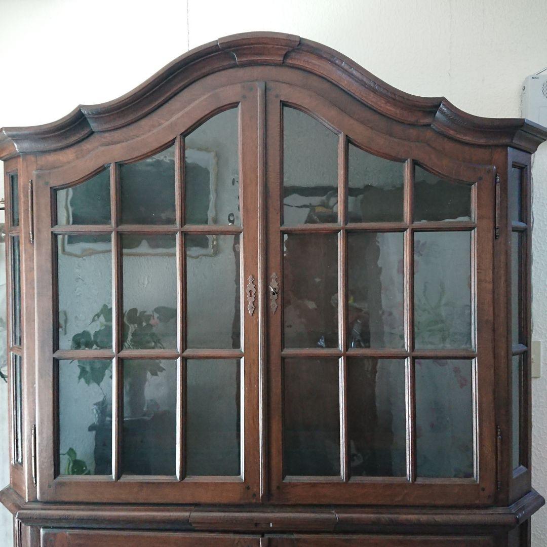 アンティーク家具 カップボード 本棚 キャビネット
