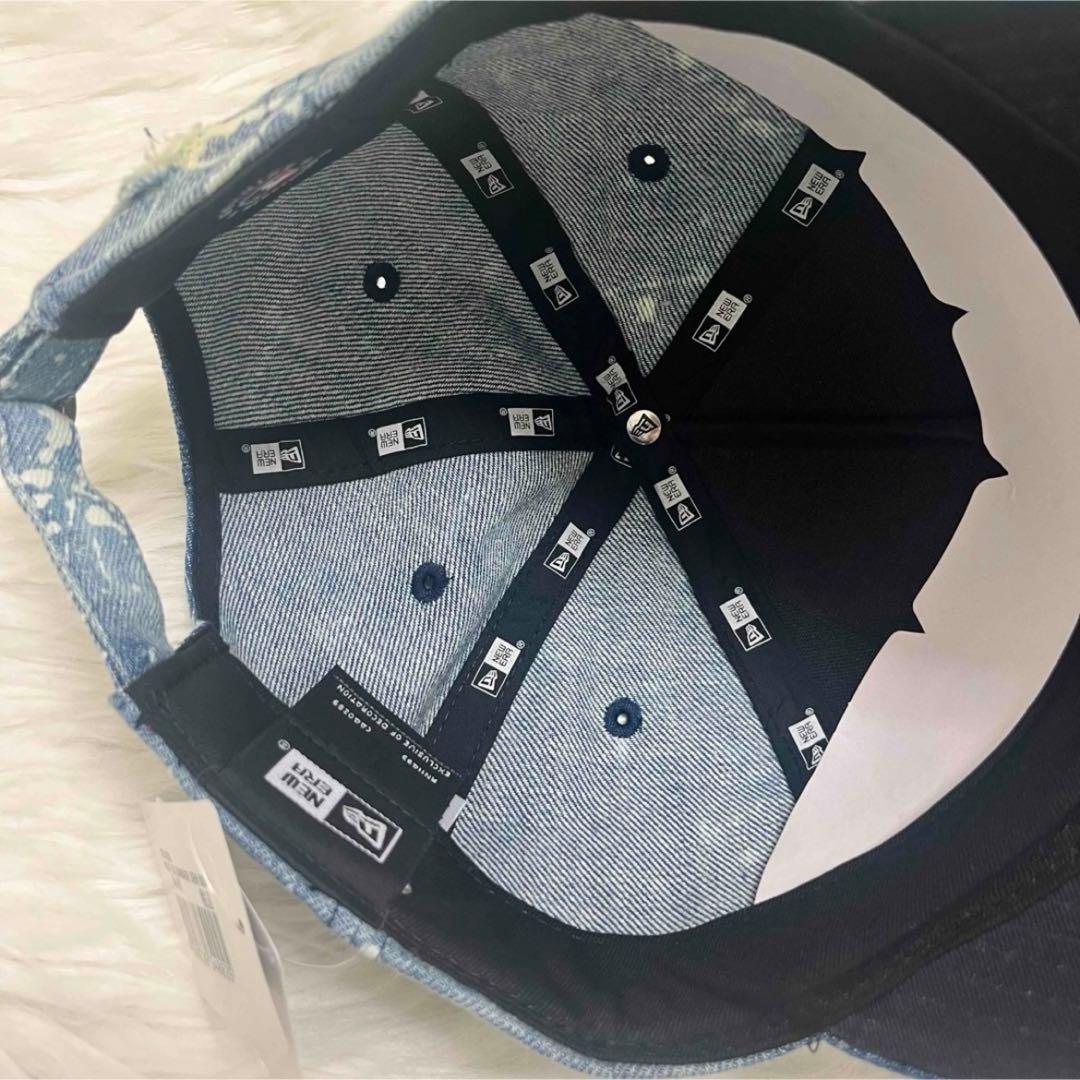 新品 NEWERA LA ニューエラ ダメージ デニム キャップ スナップバック