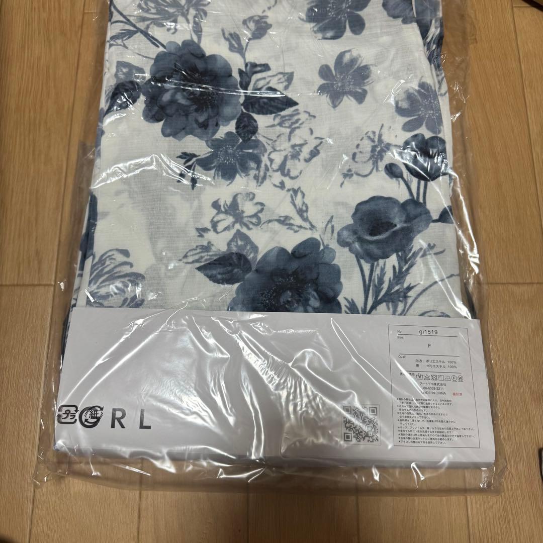 即発送可能！【新品未開封】GRL 水彩花柄浴衣セット[gi1519]