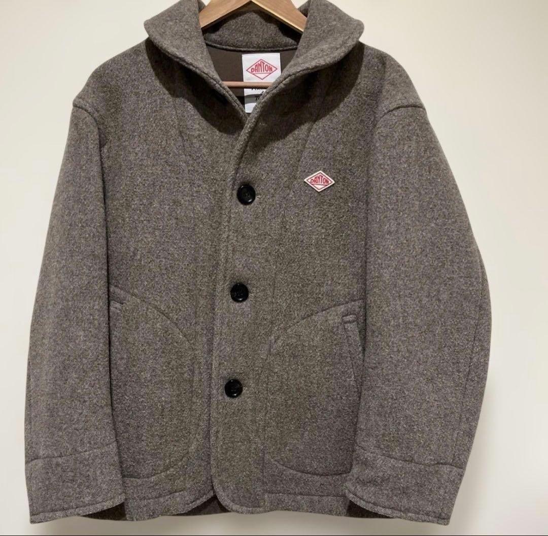 DANTON(ダントン) ウールライトパイルラウンドカラージャケットsize38