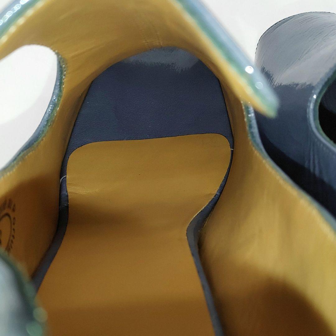 コムデギャルソン × ジョン フルエヴォーグ レザー パンプス 8332