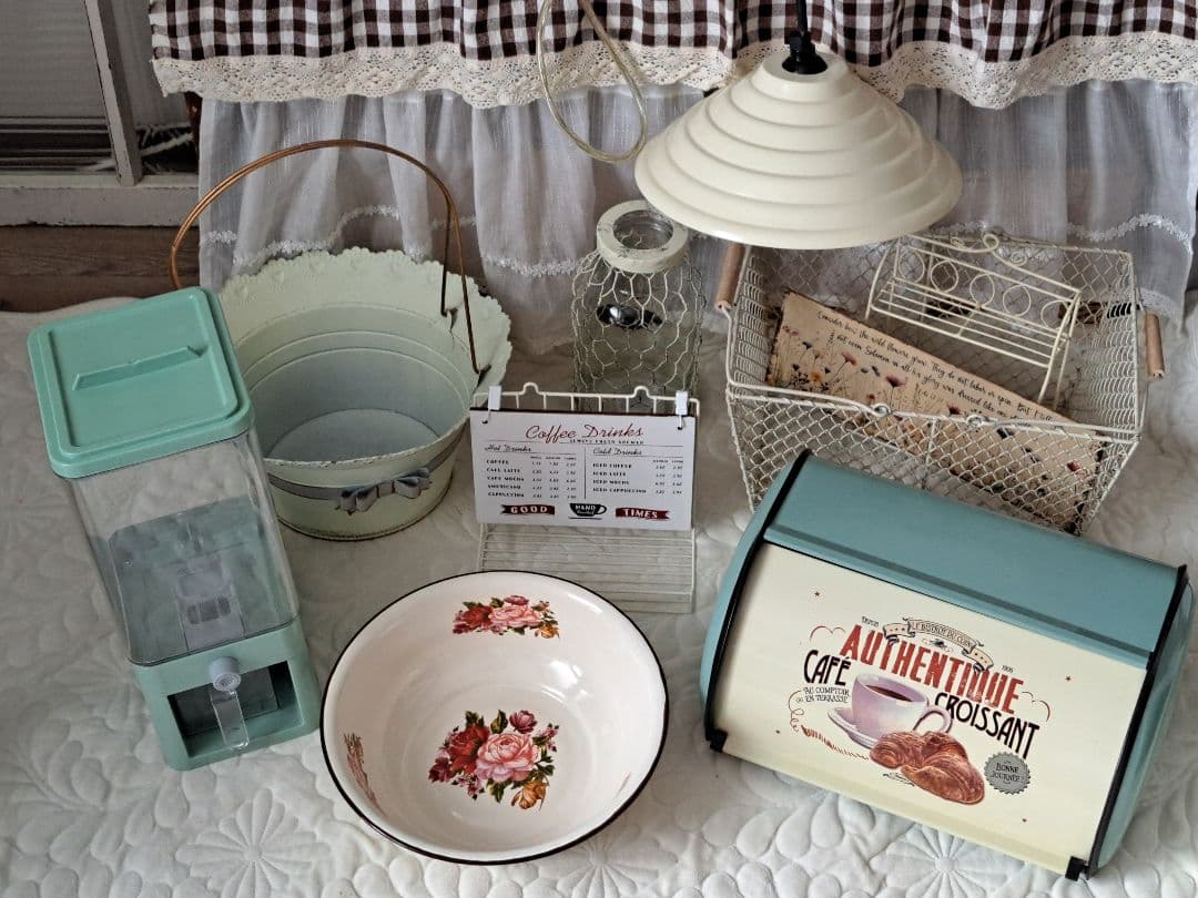 アイアン　ホーロー　カフェ風　ペンダントライト　他　お纏め11点　新品〜中古