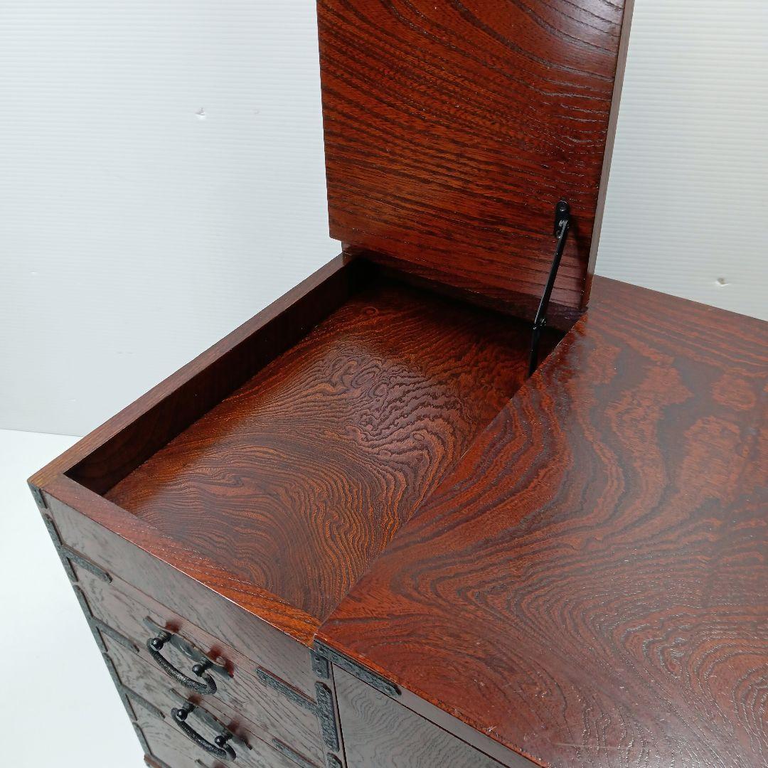 P376 駿河民芸 木製 家具 小物入れ 収納 箪笥