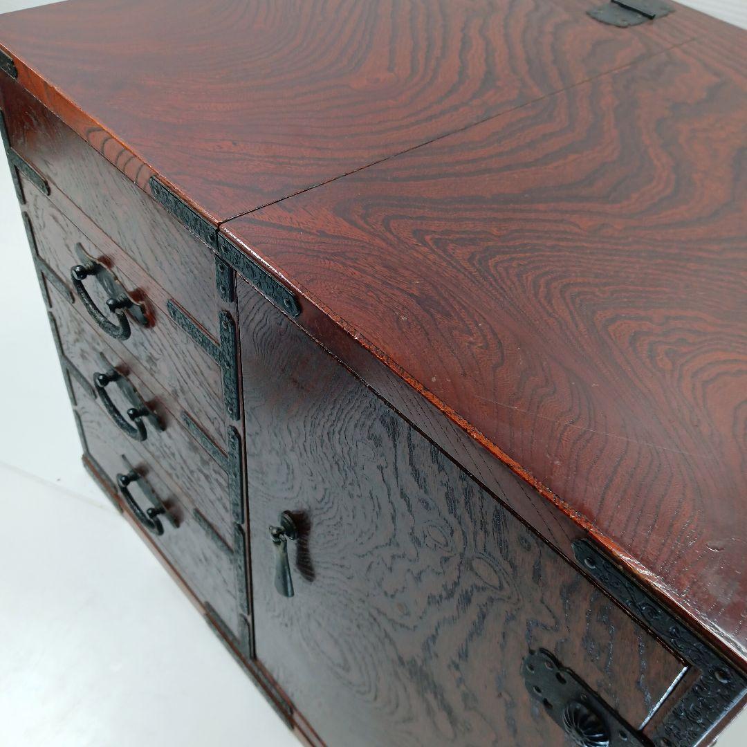 P376 駿河民芸 木製 家具 小物入れ 収納 箪笥