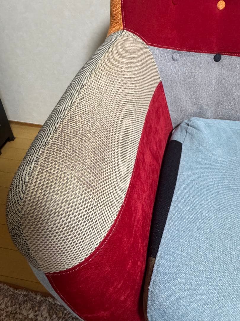 Francfranc パッチワークソファ 2S ナビア