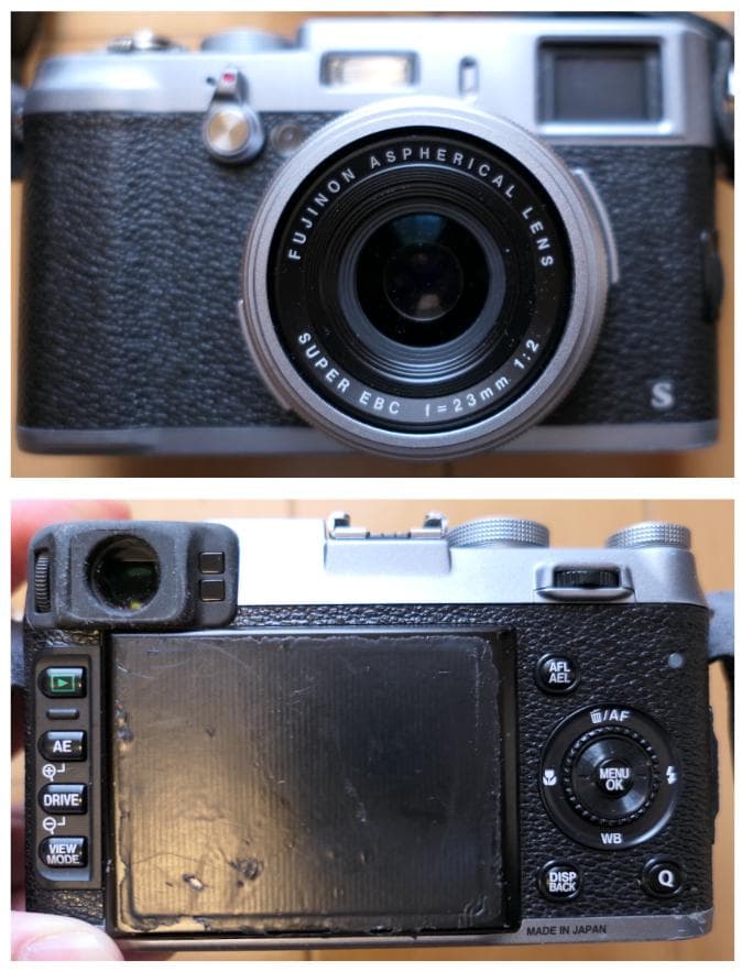 FUJIFILM X100s （液晶割れ）