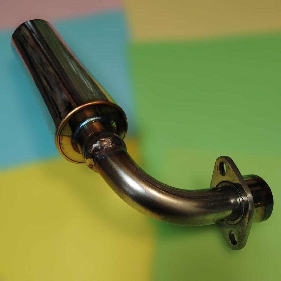 エイプ50FI ウイルズウィン ロッドショートマフラー