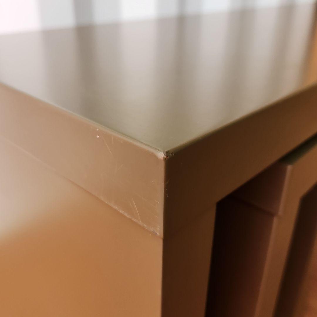 ベルメゾン　千趣会　木製　スタッキングシェルフ　シェルフ　ネストテーブル