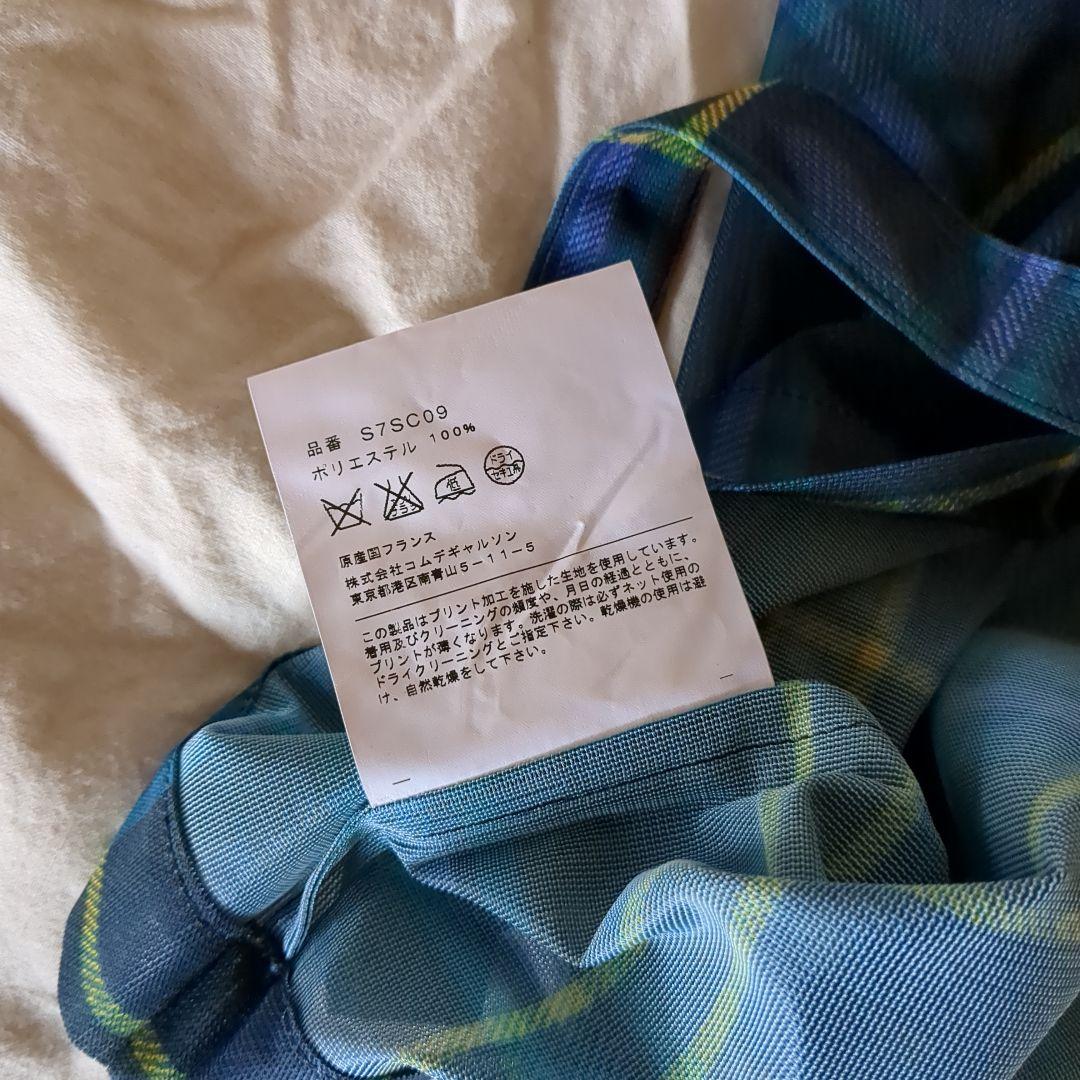 未使用　コムコム　COMME des GARÇONS チェック柄エコバッグ