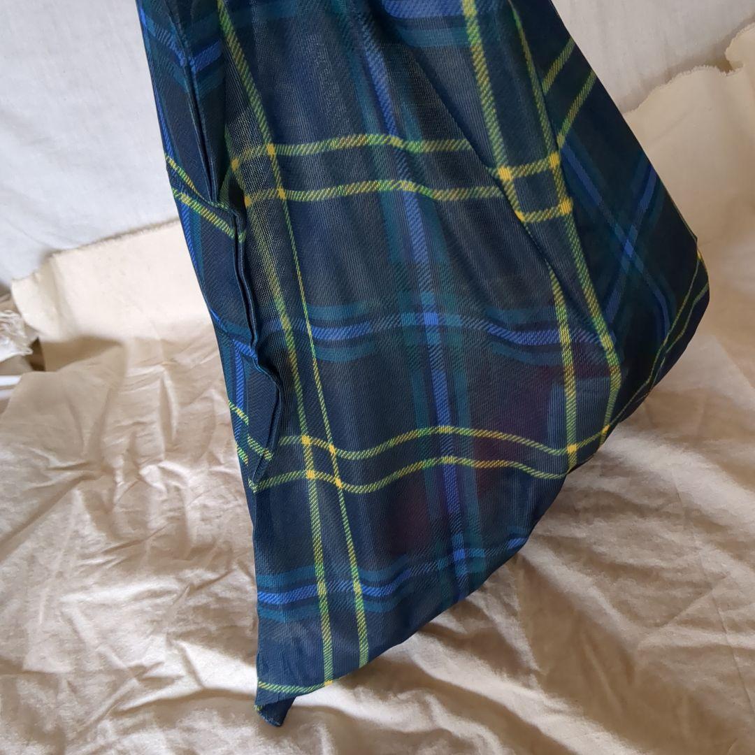 未使用　コムコム　COMME des GARÇONS チェック柄エコバッグ