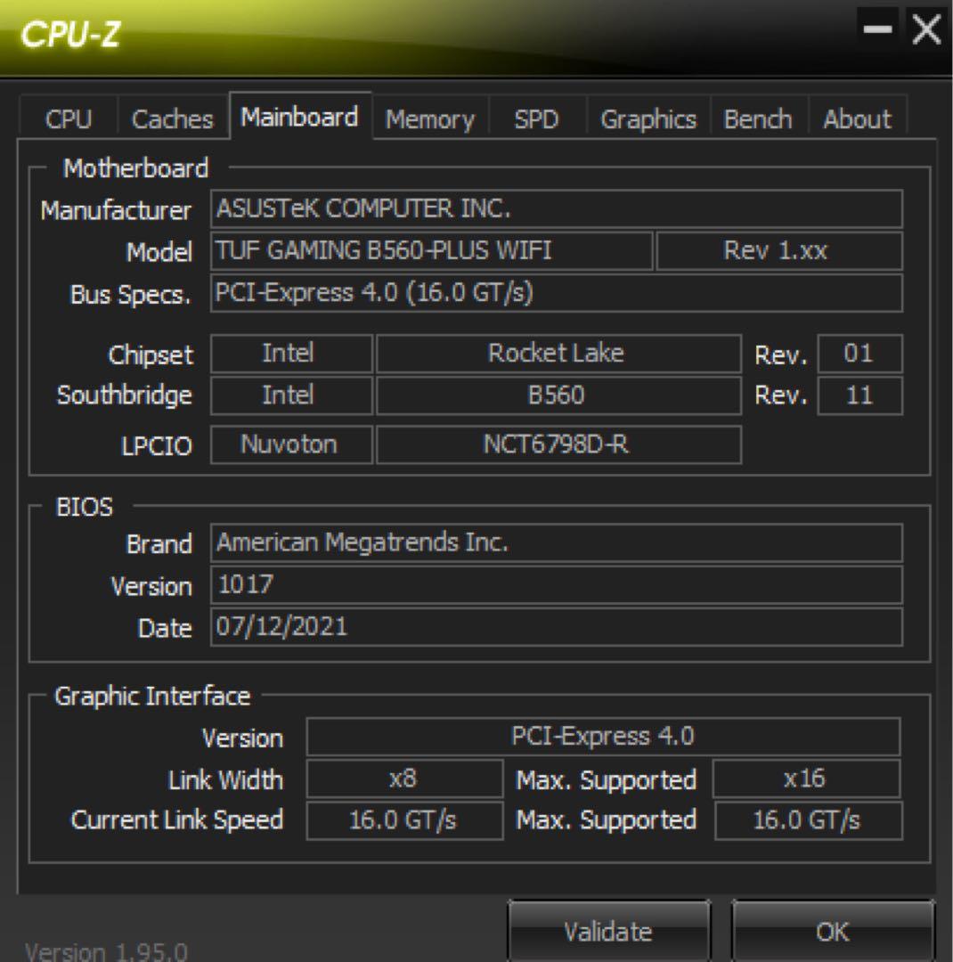 TUF GAMING B560-PLUS WIFI マザーボード