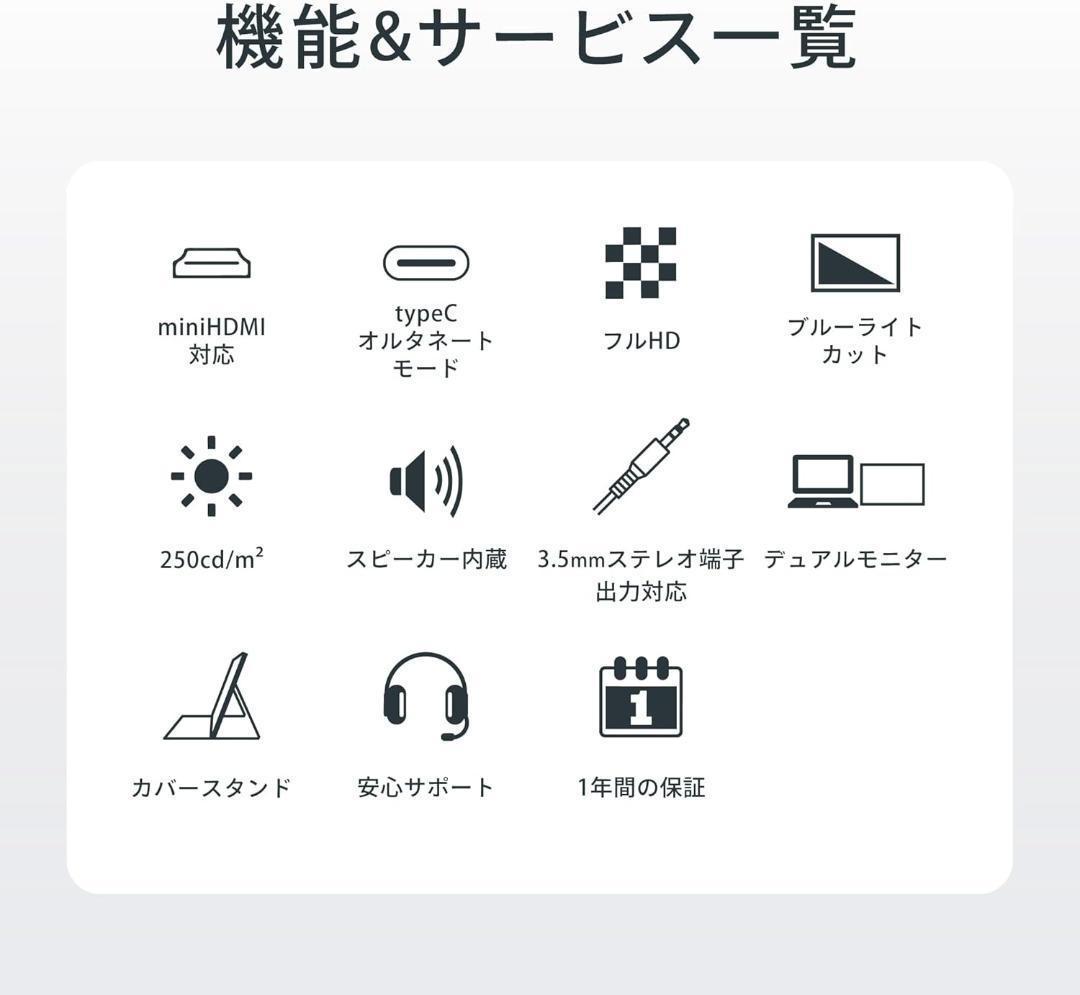 FUNLOGY Mobile Monitor（モニター/モバイルモニター）【14