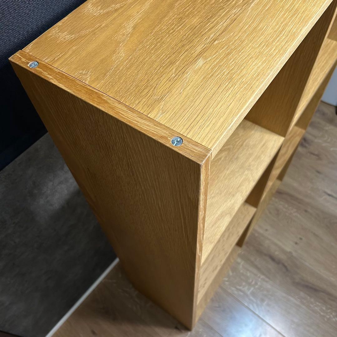 無印良品 スタッキングシェルフ 3段×2列 オーク材
