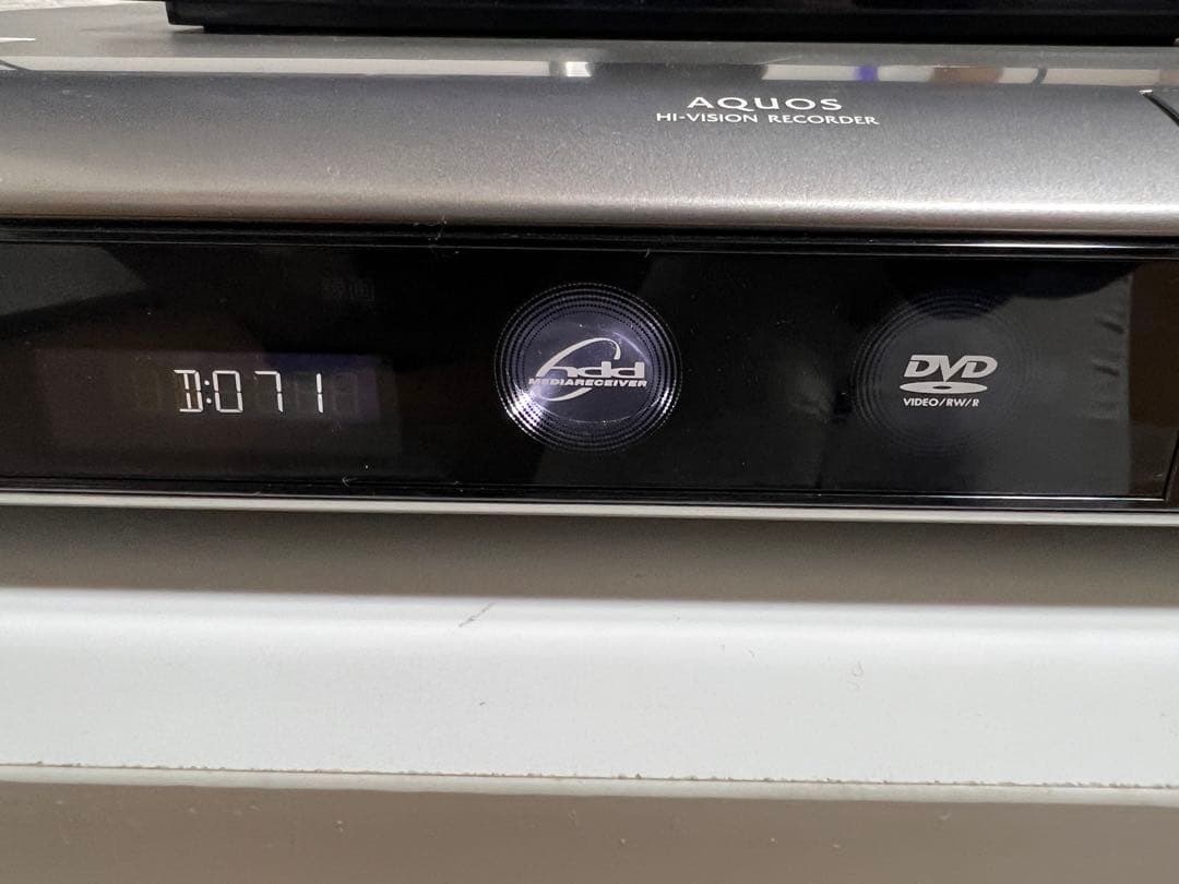 レコーダー AQUOS HI-VISION RECORDER