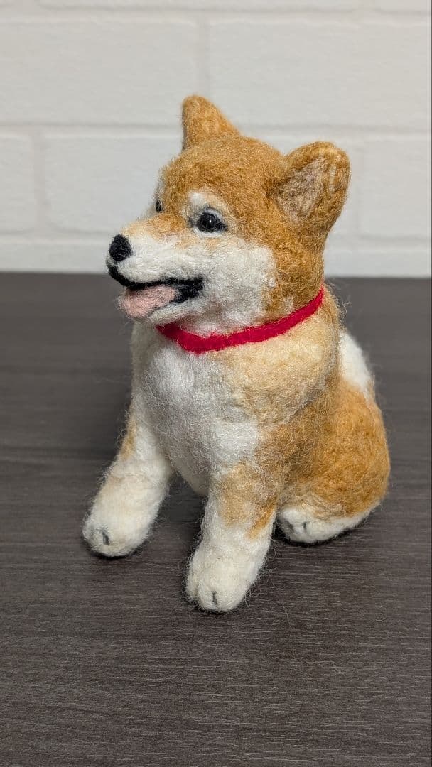 柴犬　羊毛　羊毛フェルト　ハンドメイド　ハスキー