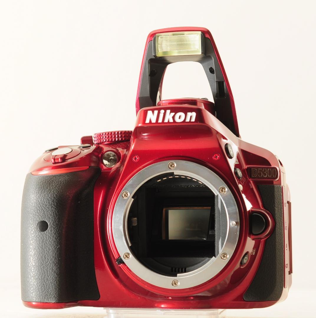 Nikon D5300 レッド デジタルカメラ＆18-55レンズ付き