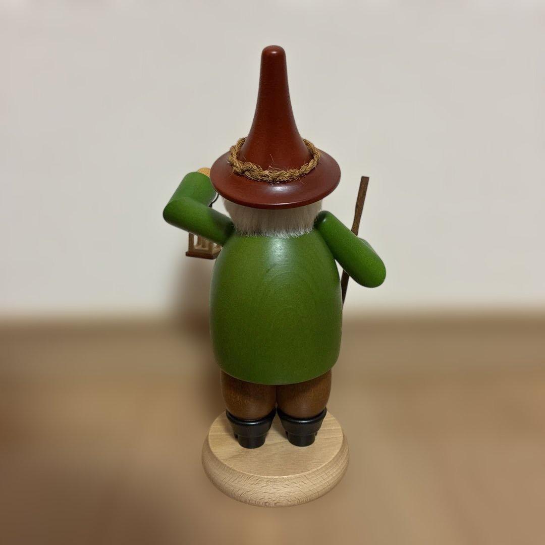 ドイツ　ミューラー工房　Muller 木製お香けむり出し人形