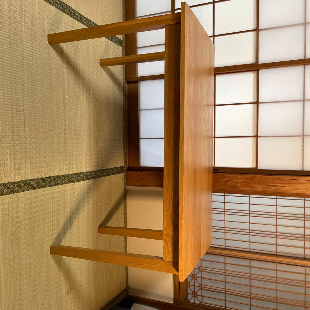 無印良品　オーク材無垢材デスク
