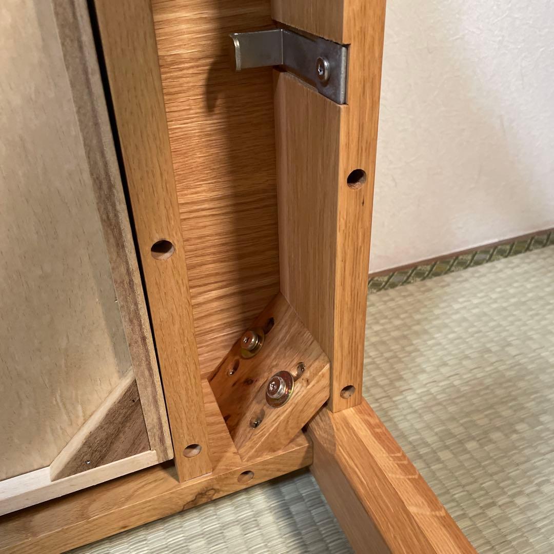 無印良品　オーク材無垢材デスク