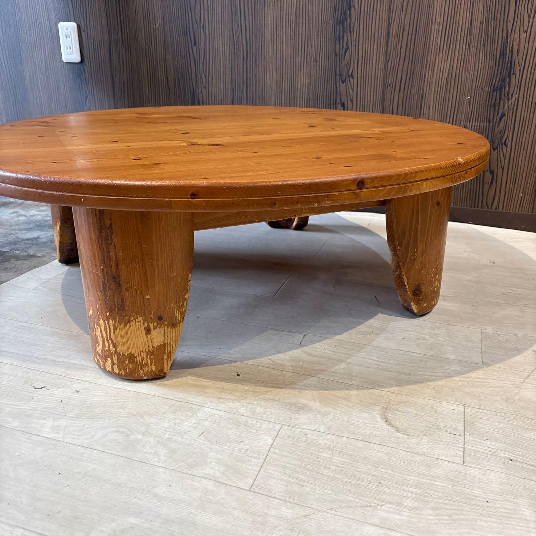 無垢材 コーヒーテーブル センターテーブル ちゃぶ台 サークル