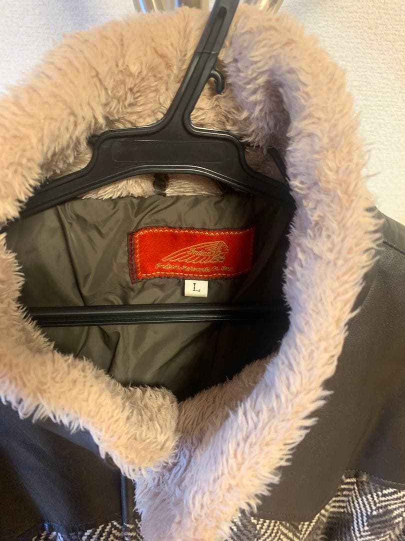 インディアンモーターサイクル冬物2点セット 中綿ジャケット＋ニットカーディガン