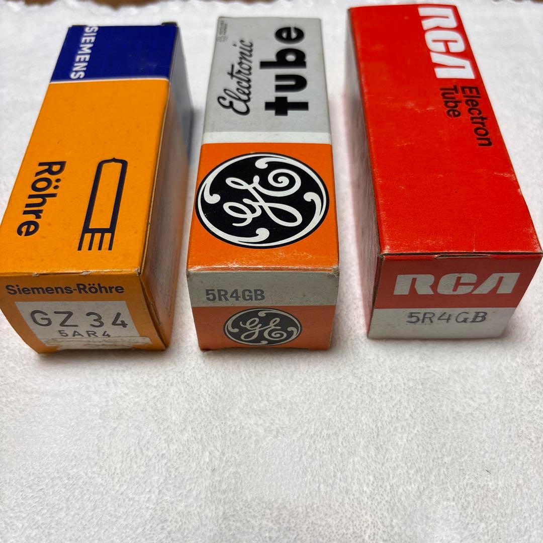 真空管3本セット GZ34 5AR4 5R4GB