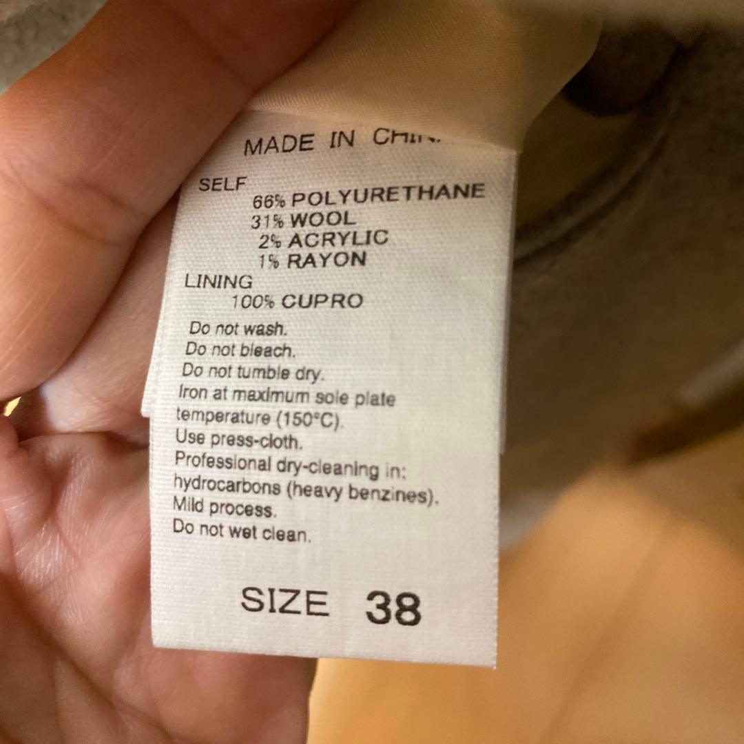 専用☆ボンディングオーバージャケットコート　38