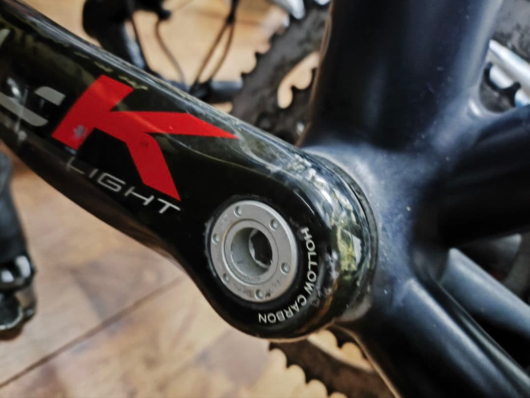 SL-K クランクセット ブラック 53/39T