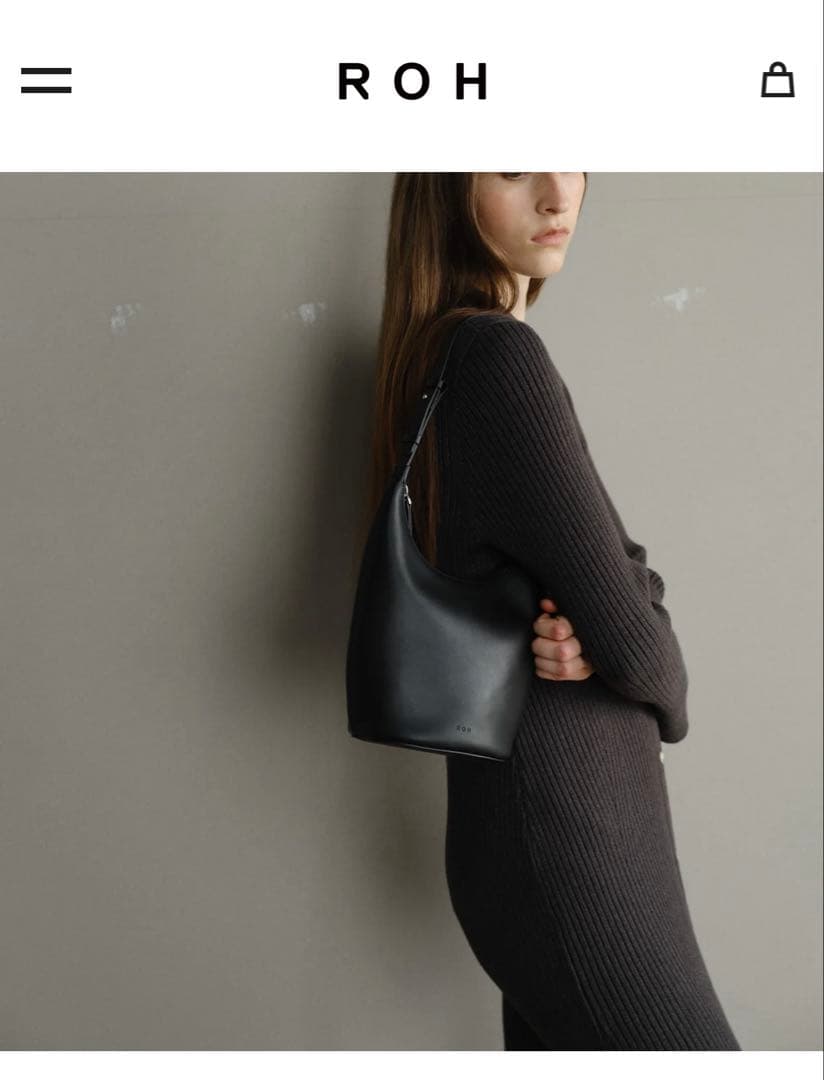 バッグ BLACK ROH SEOUL Mini Around hobo bag