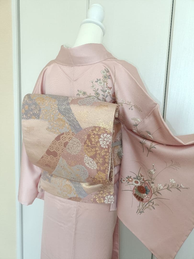 正絹訪問着（未使用）フルセット4点　入学式　卒業式　結婚式　宮参り