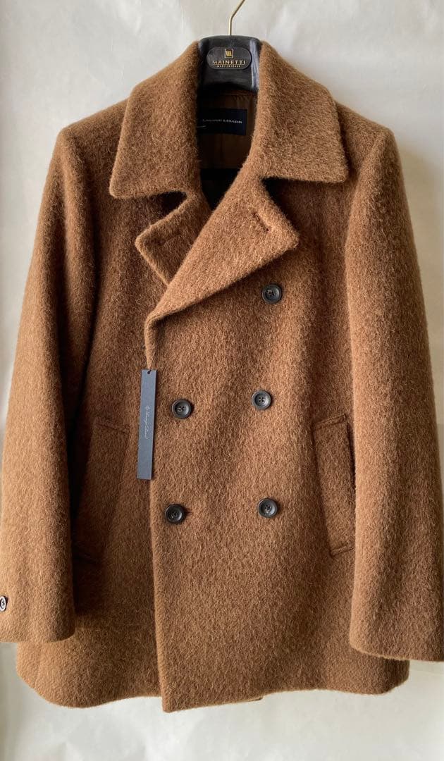 ジャケット・アウター Lounge Lizard ALPCA SHAGGY P COAT BROWN