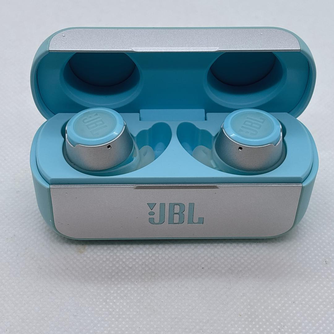 JBL JBLREFFLOWTEL ワイヤレスイヤホン 青 充電ケース付き
