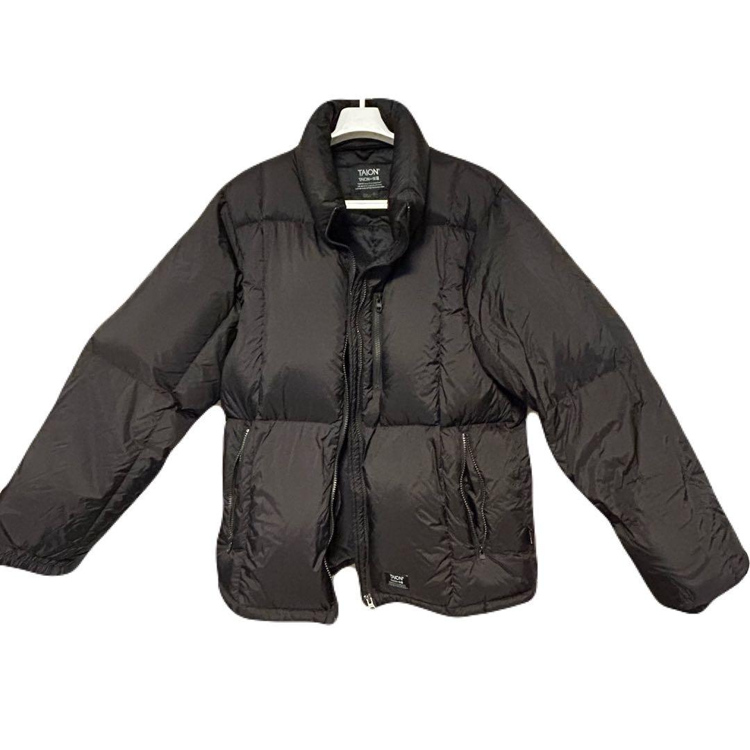 TAION タイオン　ワーク Wジップ ボリュームダウンジャケット