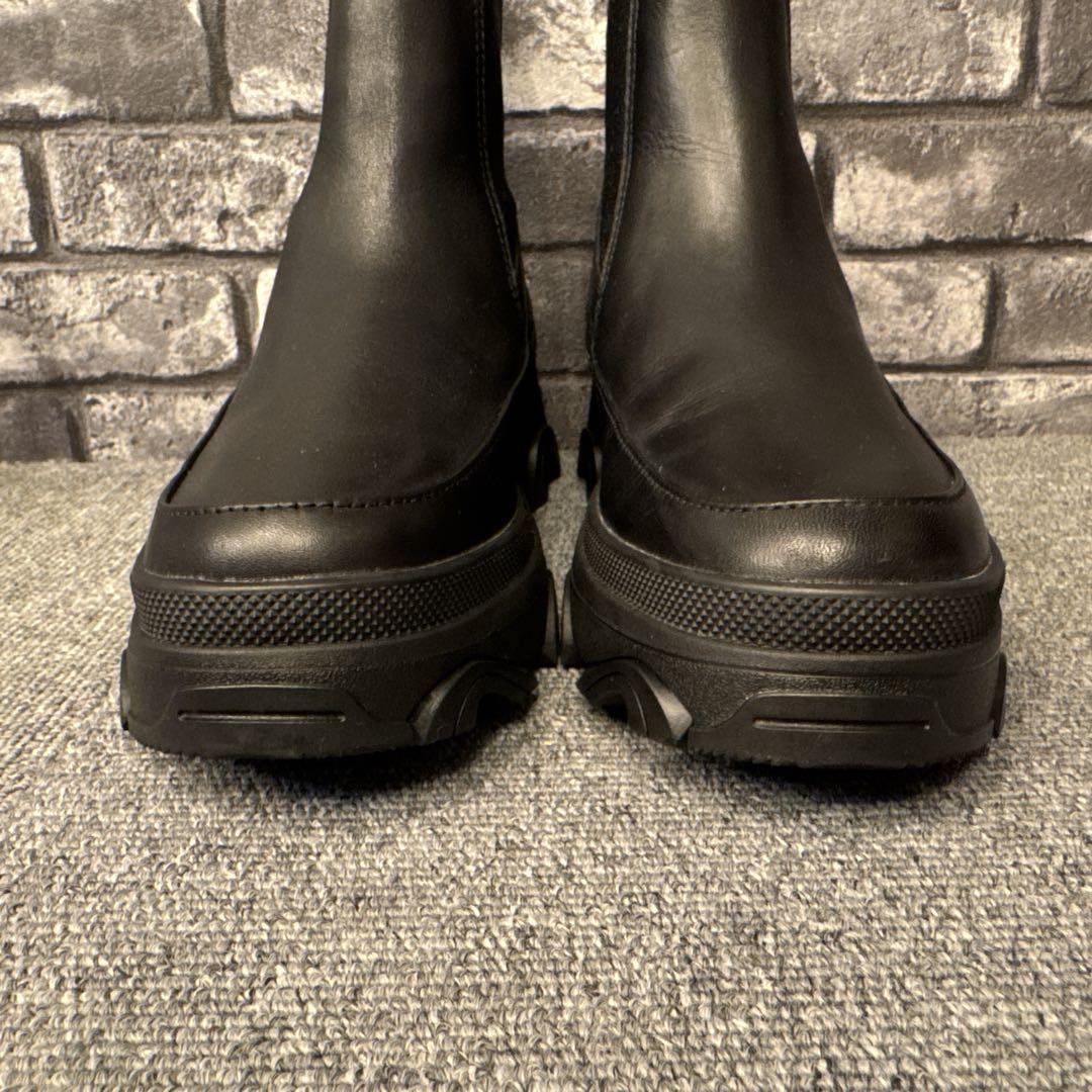 ソレル ブレックス ブーツ チェルシー ウォータープルーフ ブラック23.5