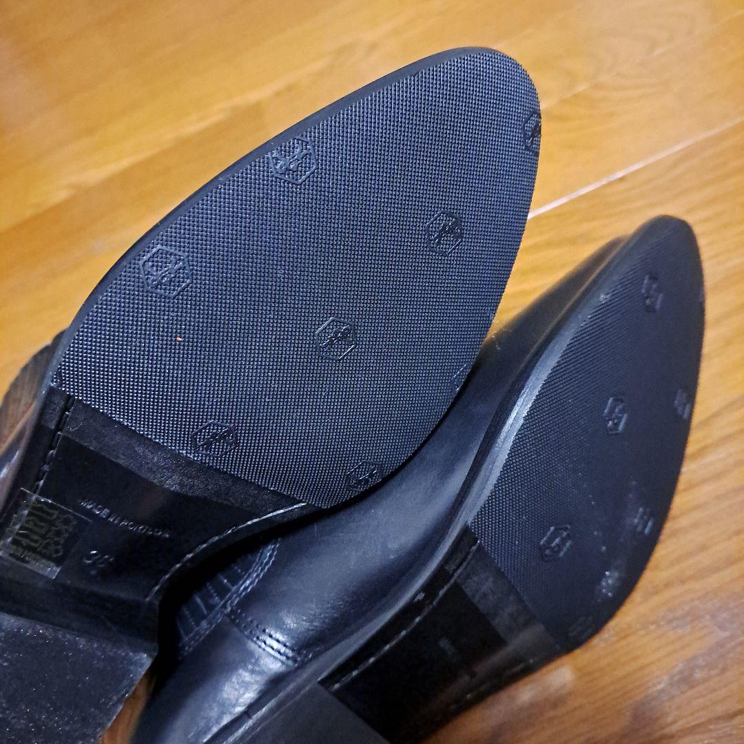 本革サイドゴアブーツ　ショートブーツBEAMS裏張り済