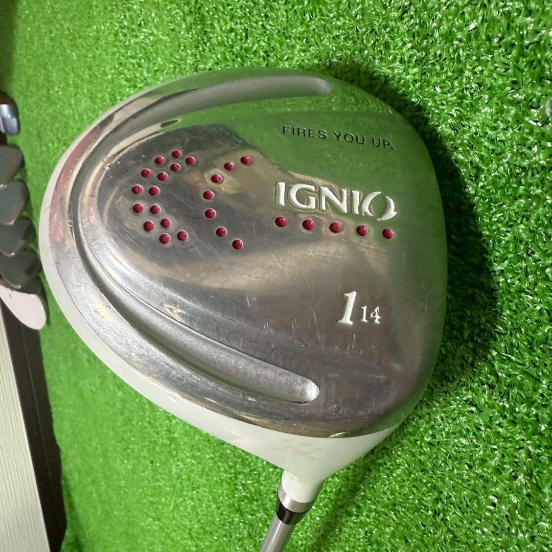 レディース ゴルフクラブセット人気シリーズ フレックスLピンクキャディバッグ付き