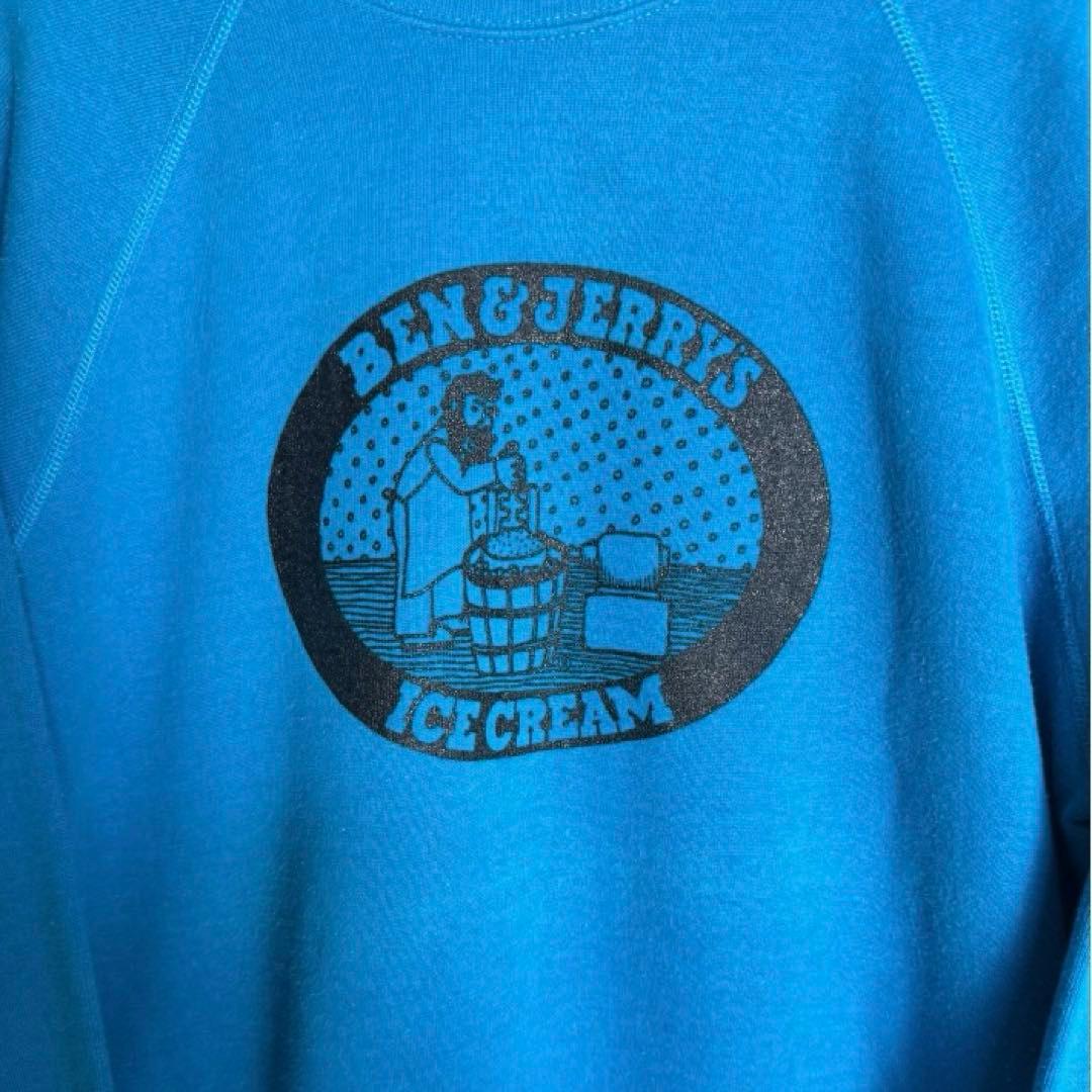 【BEN & JERRY'S 】ベンジェリ スウェット 古着 80s