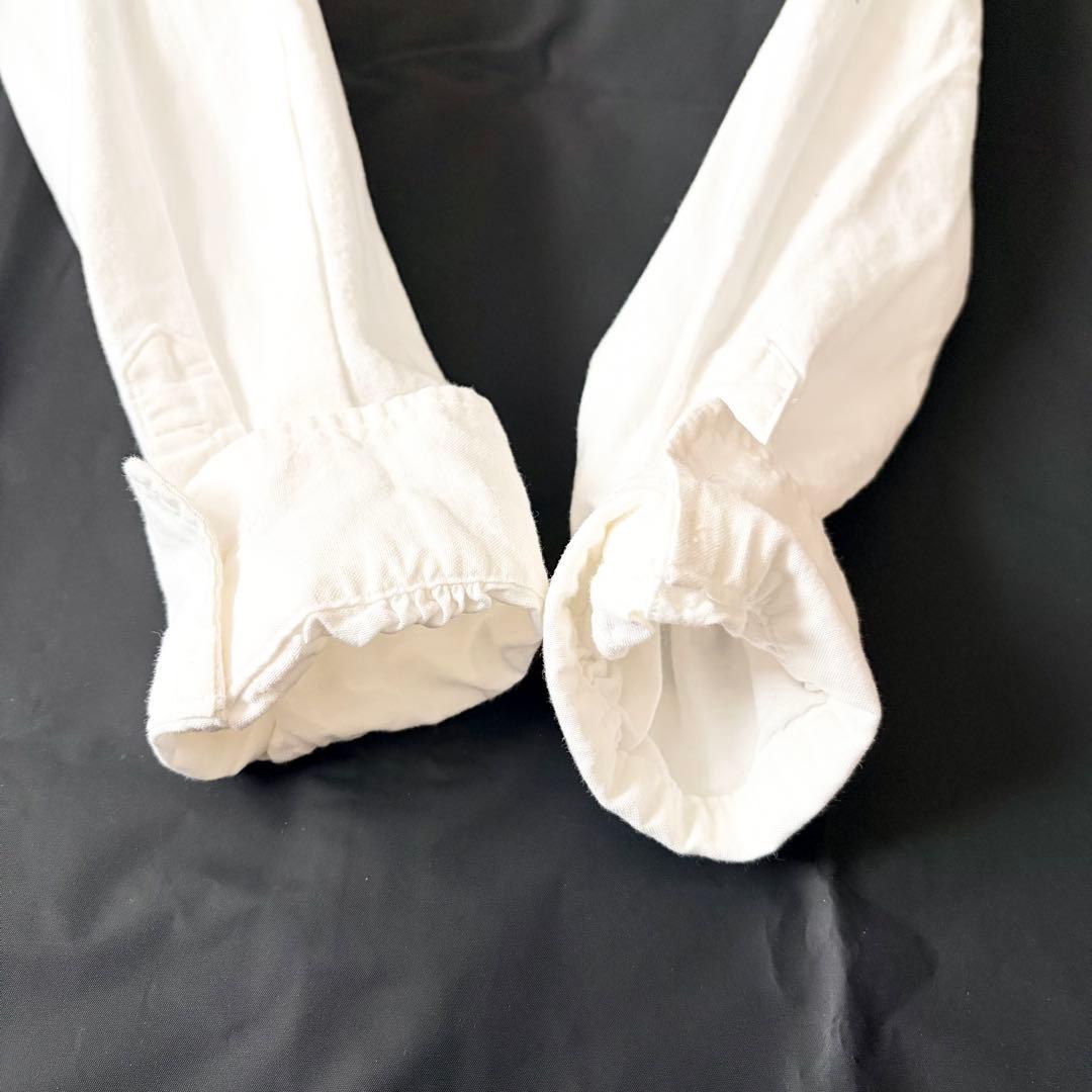 5836 美品✨ ポロラルフローレン タイネックブラウスシャツ 8 ポニーロゴ