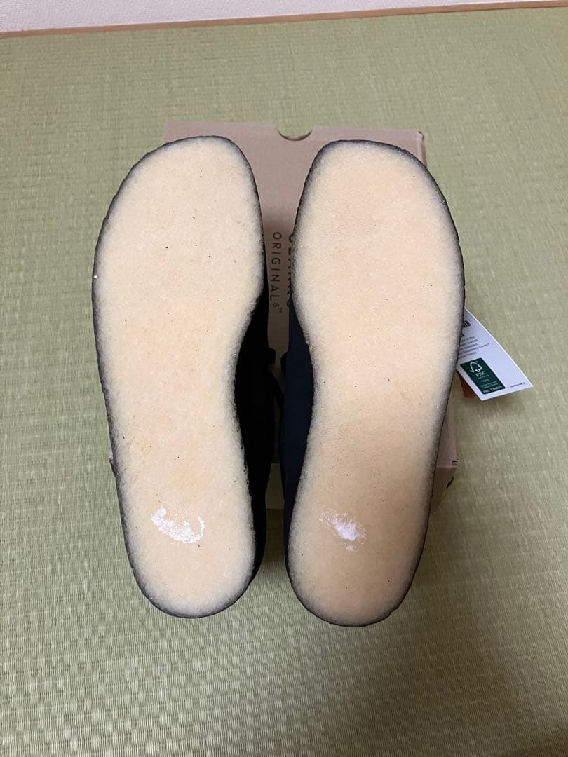 【新品】Clarks クラークス Wallabee ブラック23cm ワラビー