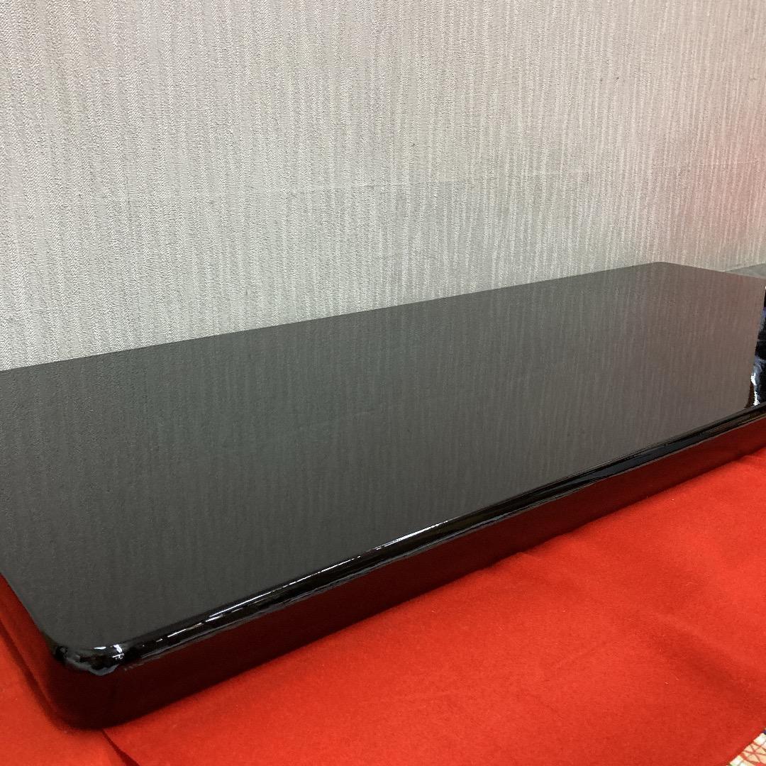 MS3 ひな人形飾り台　台巾105㎝位　黒塗り台　親王飾り台