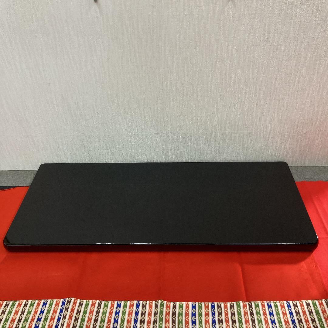 MS3 ひな人形飾り台　台巾105㎝位　黒塗り台　親王飾り台