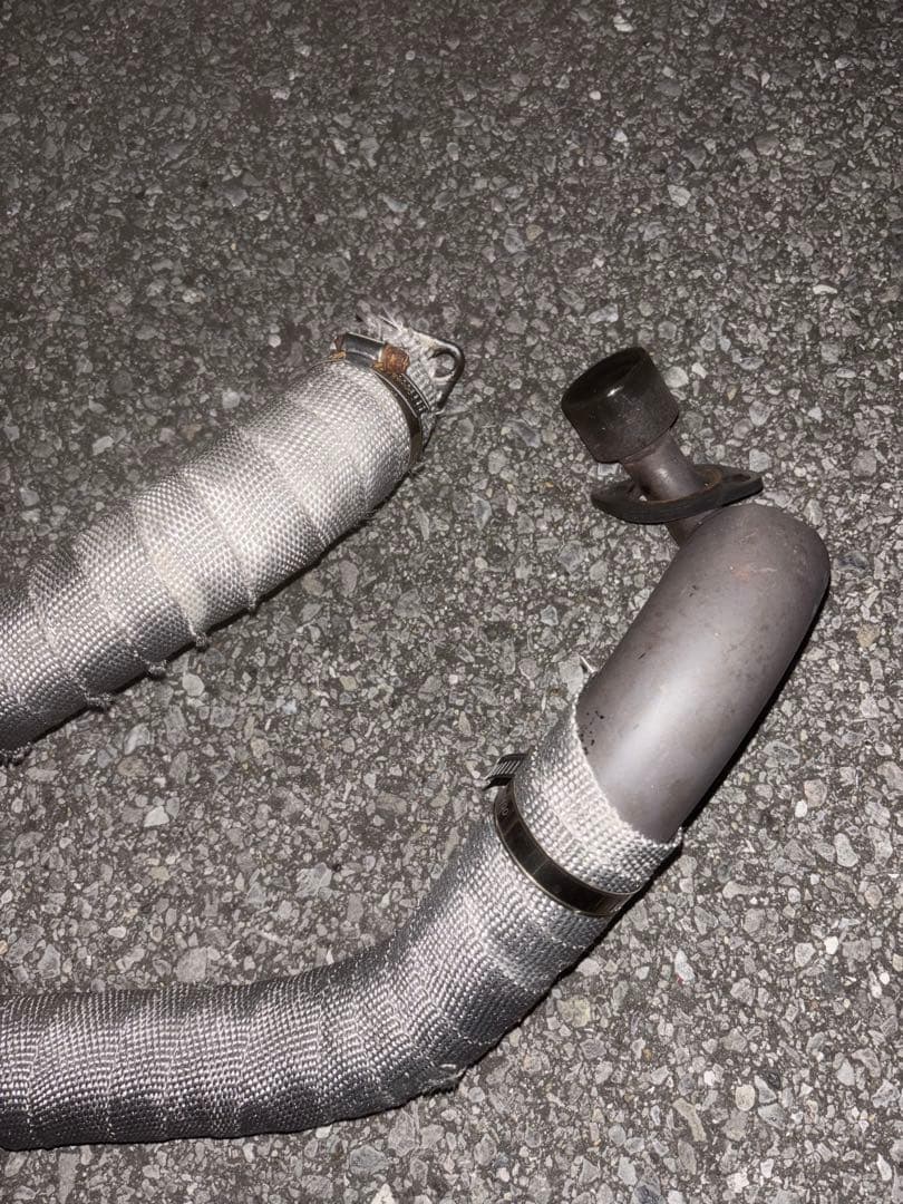 ドラッグスター400 ドラッグパイプマフラー　ブラック