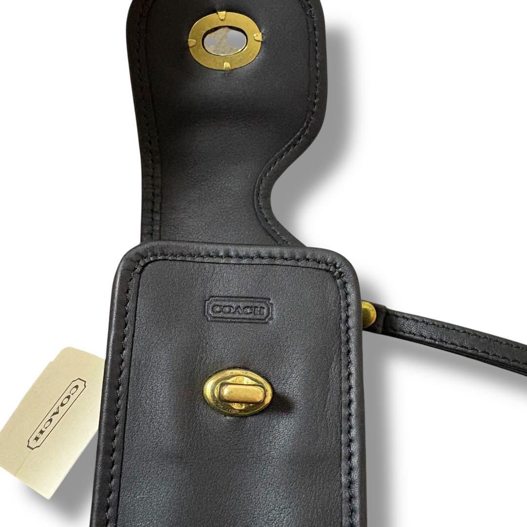 希少　新品タグ付き　オールドコーチ　シガレットポーチ　ビンテージ　ブラック