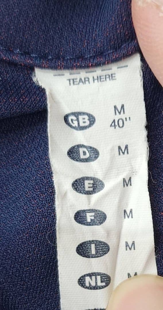 04-05 イングランド代表　ベッカム　UMBROオフィシャル　長袖ユニフォーム