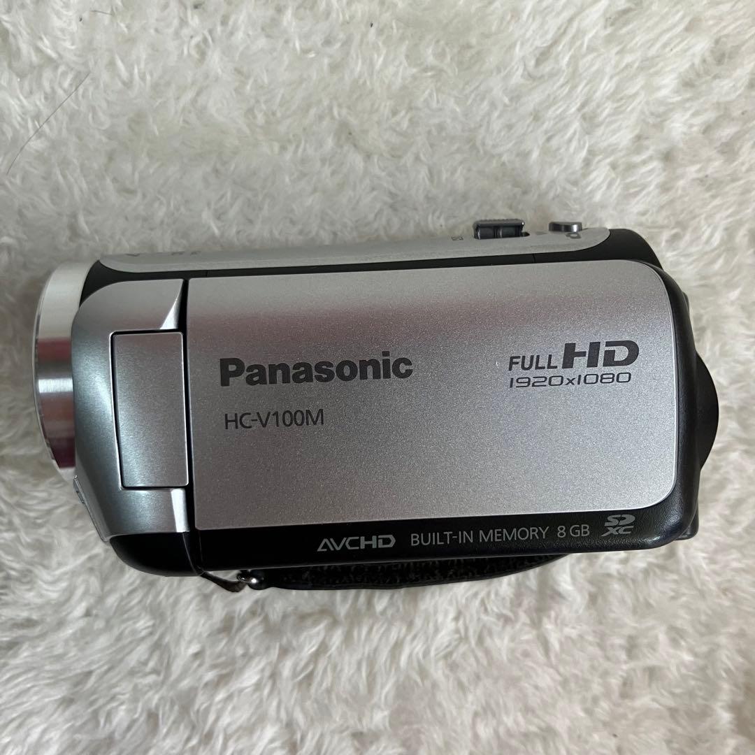 【美品】Panasonic デジタルハイビジョンビデオカメラ HC-V100M