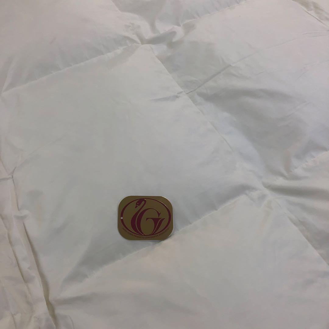 羽毛布団 シングル ニューゴールド 生成り 日本製 150×210cm 特価