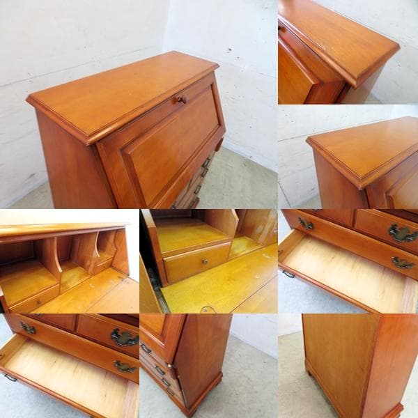 横浜ダニエル■元町家具■樺材/無垢材■A-304/ライティングビューロー■41万