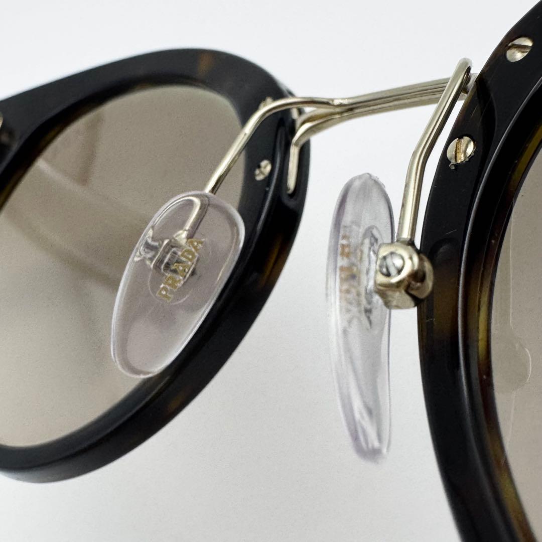 PRADA プラダ サングラス メガネ べっ甲調 ブラウン メンズ レディース